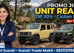 Promo Suzuki Jimny 3 Doors & 5 Doors DP 20% Unit Ready Bisa Test Drive