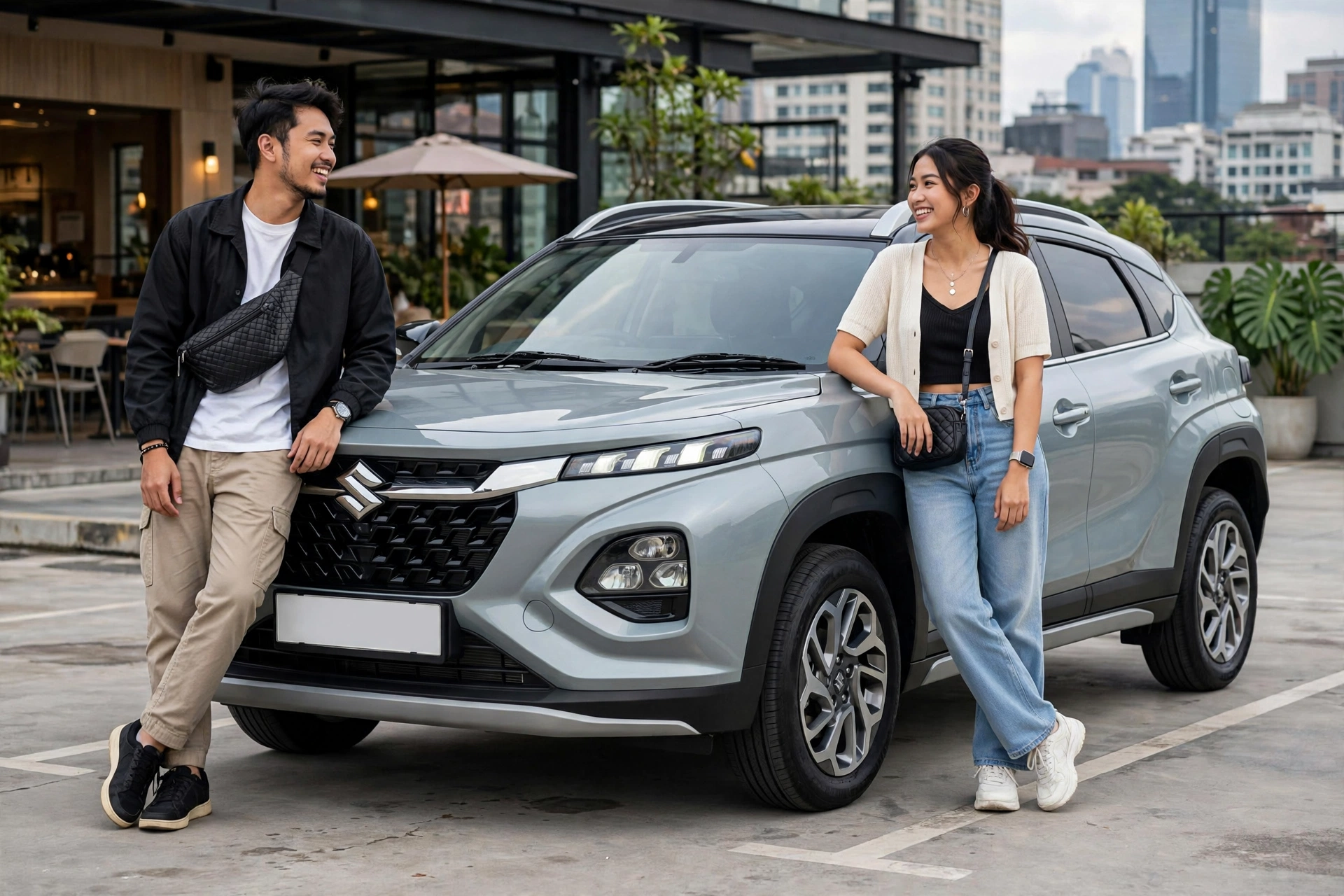 Suzuki fronx untuk pasangan muda trendy dan keren