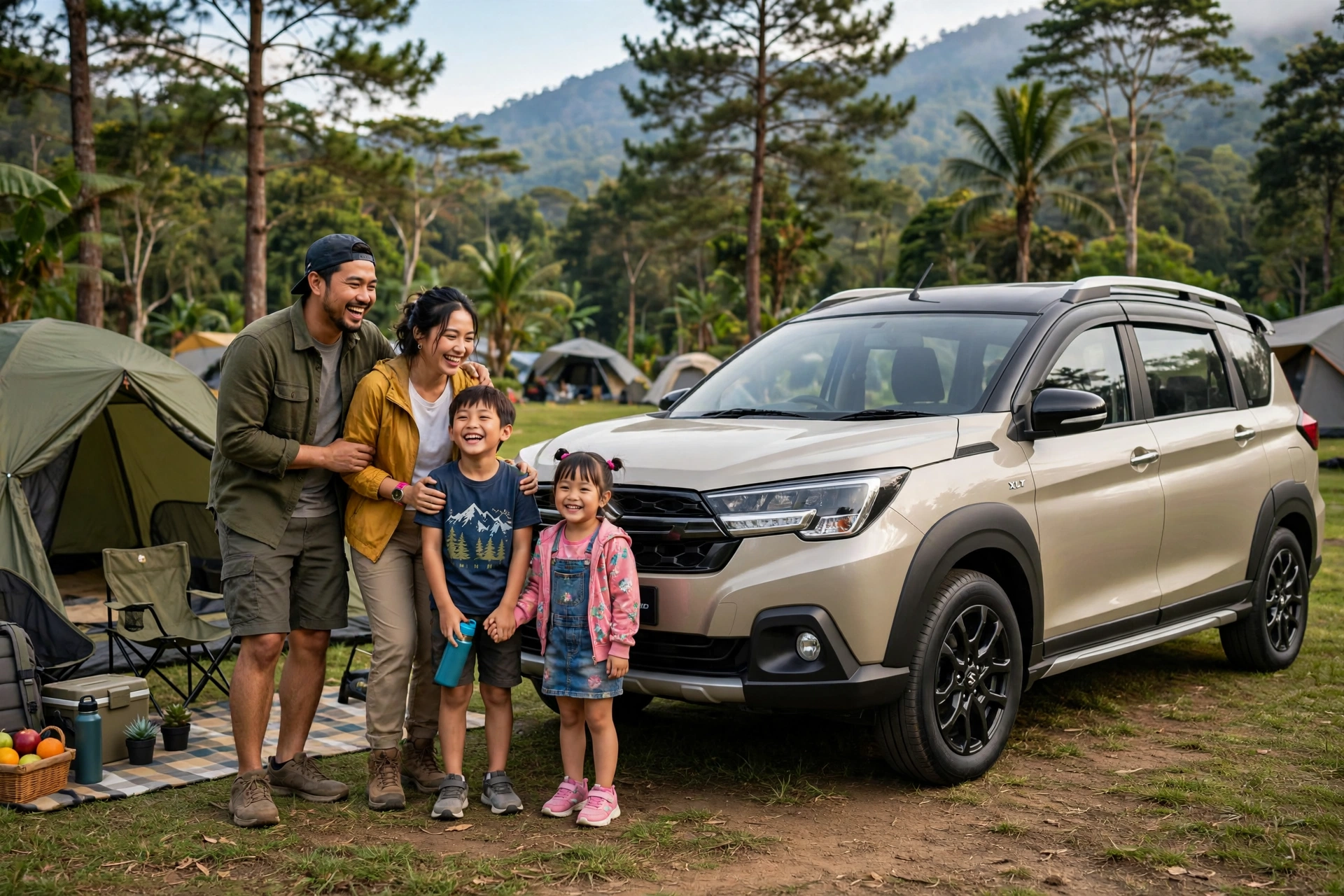 XL7 Hybrid Facelift SAVANNA IVORY + BLACK untuk keluarga